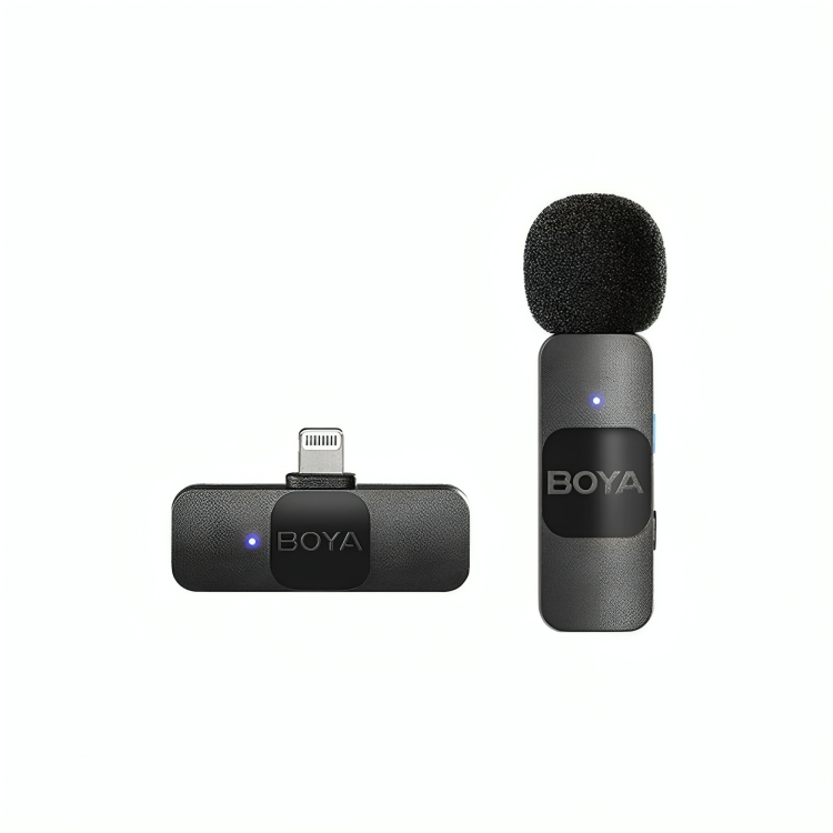 BOYA Ultracompact 2.4Ghz Wireless Microphone System for IOS devices (1TX+1RX)