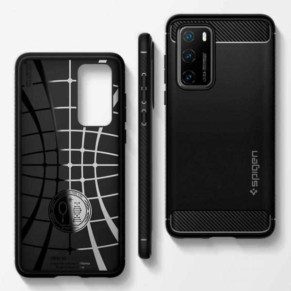 Spigen Rugged Armor for Huawei P40 (Matte Black)