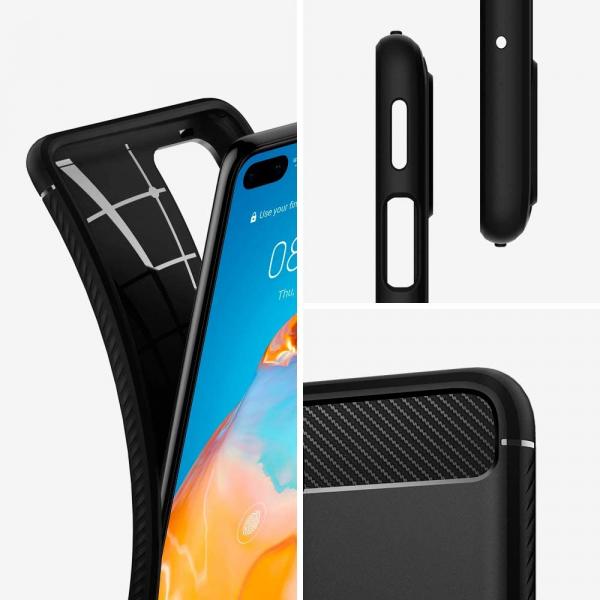 Spigen Rugged Armor for Huawei P40 (Matte Black)