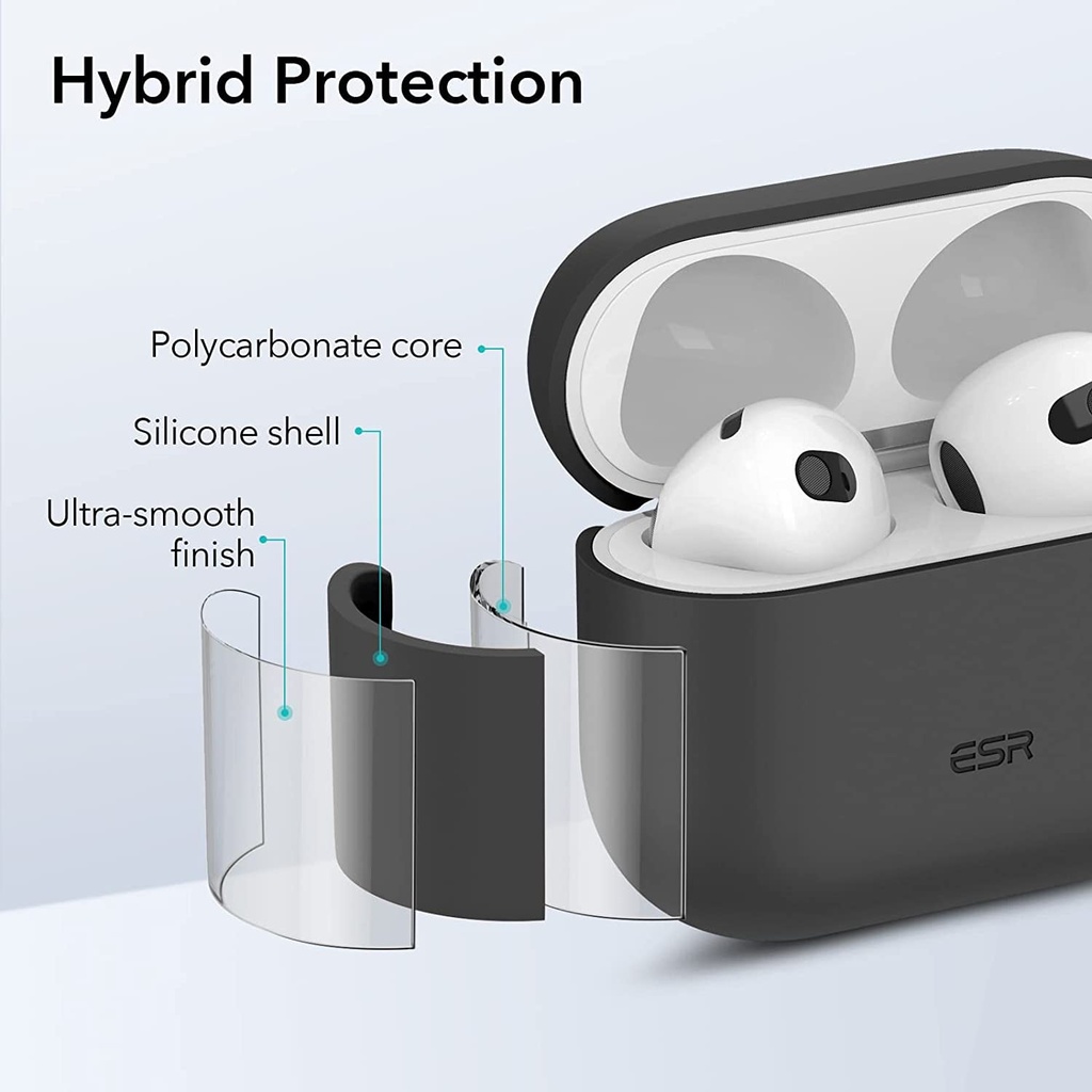 ESR Bounce Carrying Cover for AirPods 3 (Black)