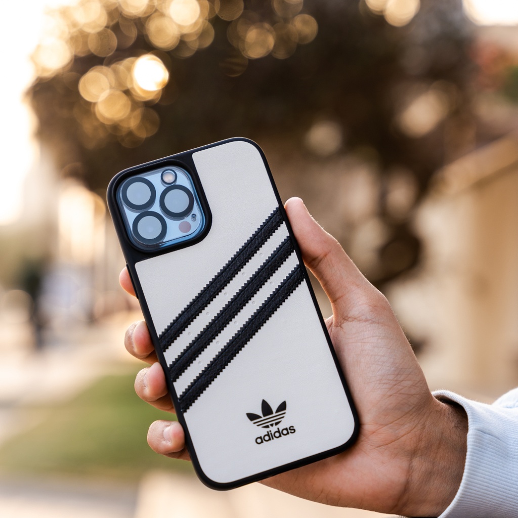 Adidas 3-Stripes Snap Case for iPhone 12/12 Pro (Black/White)