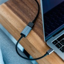 Powerology Braided Type-C to HDMI Cable 4K 60Hz (Gray)