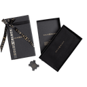 GoldBlack Passport Cover (Croco Black)