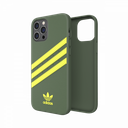 Adidas 3-Stripes Snap Case for iPhone 12/12 Pro (Green/Yellow)