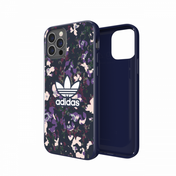 Adidas Floral Snap Case for iPhone 12/12 Pro (Purple)