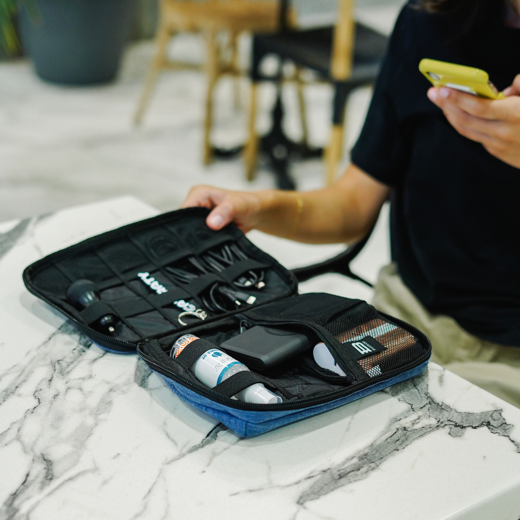 Bagsmart Pomona Electronic Organizer (Heather Navy)