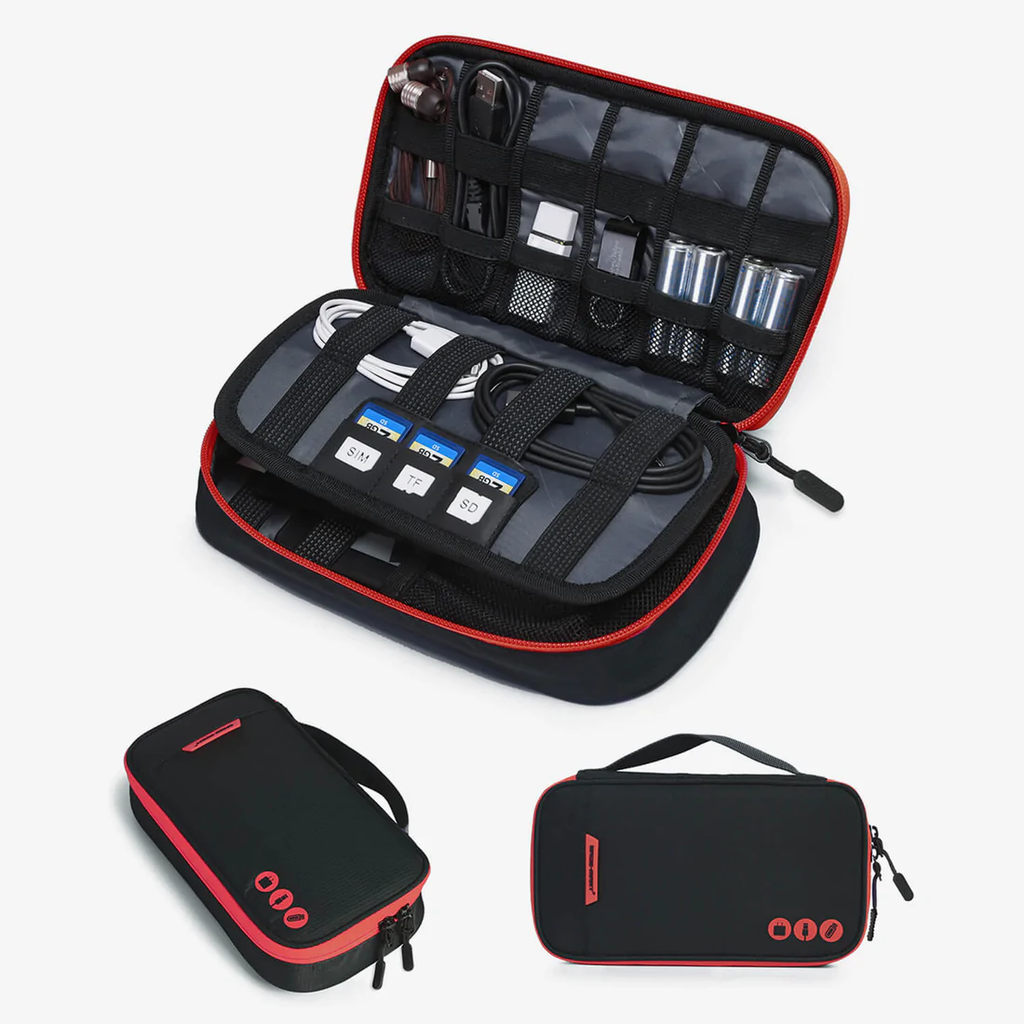 Bagsmart Venice Electronics Organizer M (Black/Red)