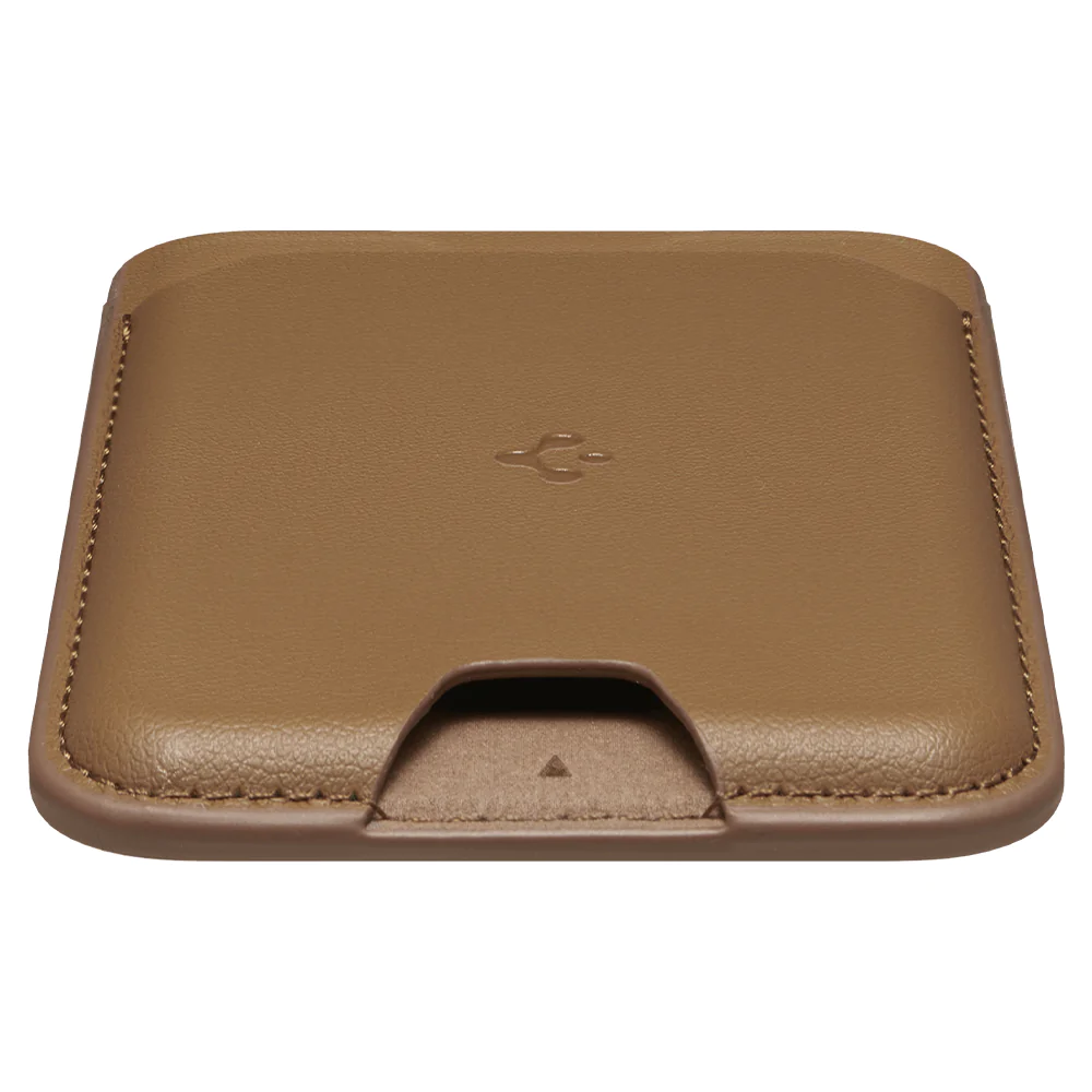 Spigen Valentinus Magsafe Card Holder  (Brown)