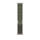 Apple Watch Ultra GPS and Cellular, 49mm Titanium Case with Green Alpine Loop (Small)