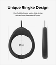 Ringke Finger Ring Strap (Black & Light Gray)