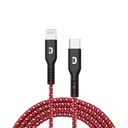 Zendure SuperCord Kevlar USB-C to Lightning Cable 1m (Red)