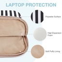 Bagsmart 13.3'' Zebra Laptop Sleeve (Pink)
