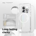 Elago Hybrid Magsafe Case iPhone 15 Pro Max (Clear/White)