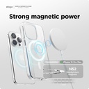 Elago Hybrid Magsafe Case iPhone 15 Pro Max (Clear/White)