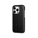 Tech21 iPhone 15 Pro Cover EvoCrystal Kick w/MagSafe (Obsidian Black)