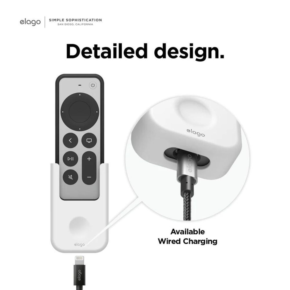 Elago Apple Remote Holder Mount (White)