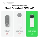 Elago Silicone Case for Nest Doorbell Hello_Wired (Black)