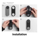 Elago Silicone Case for Nest Doorbell Hello_Wired (Black)