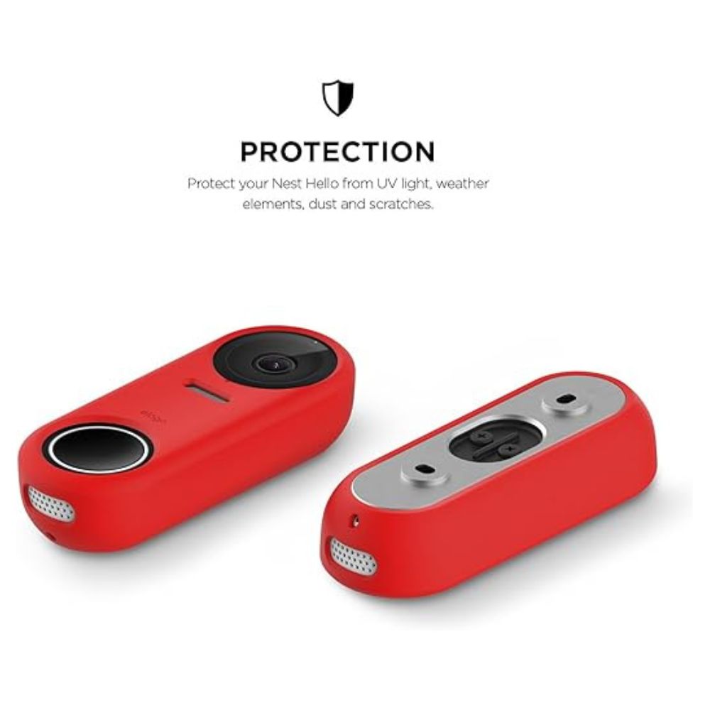 Elago Silicone Case for Nest Doorbell Hello (Red)