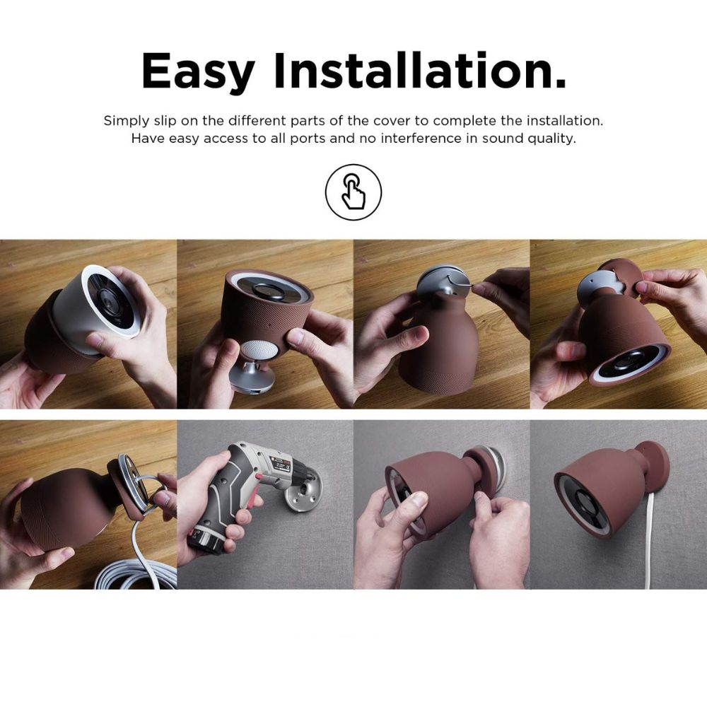 Elago Nest Cam Outdoor Cover (Dark Brown)