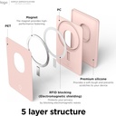 Elago MagSafe Silicone Card Holder (Sand Pink)