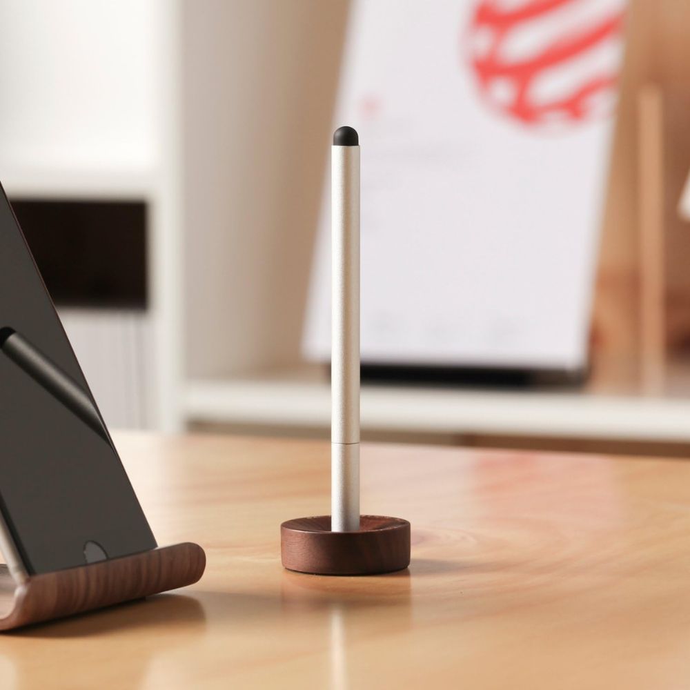 Elago Aluure Stand Stylus Pen (Walnut)