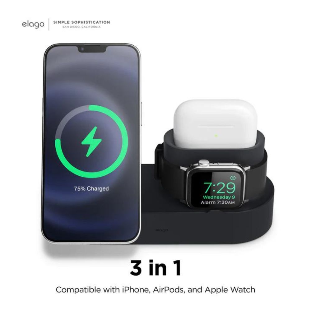 Elago MS Magsafe Charging Hub Trio 2 (Black)