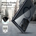 ESR Samsung Galaxy S24 Ultra Case with HaloLock (Clear Black)