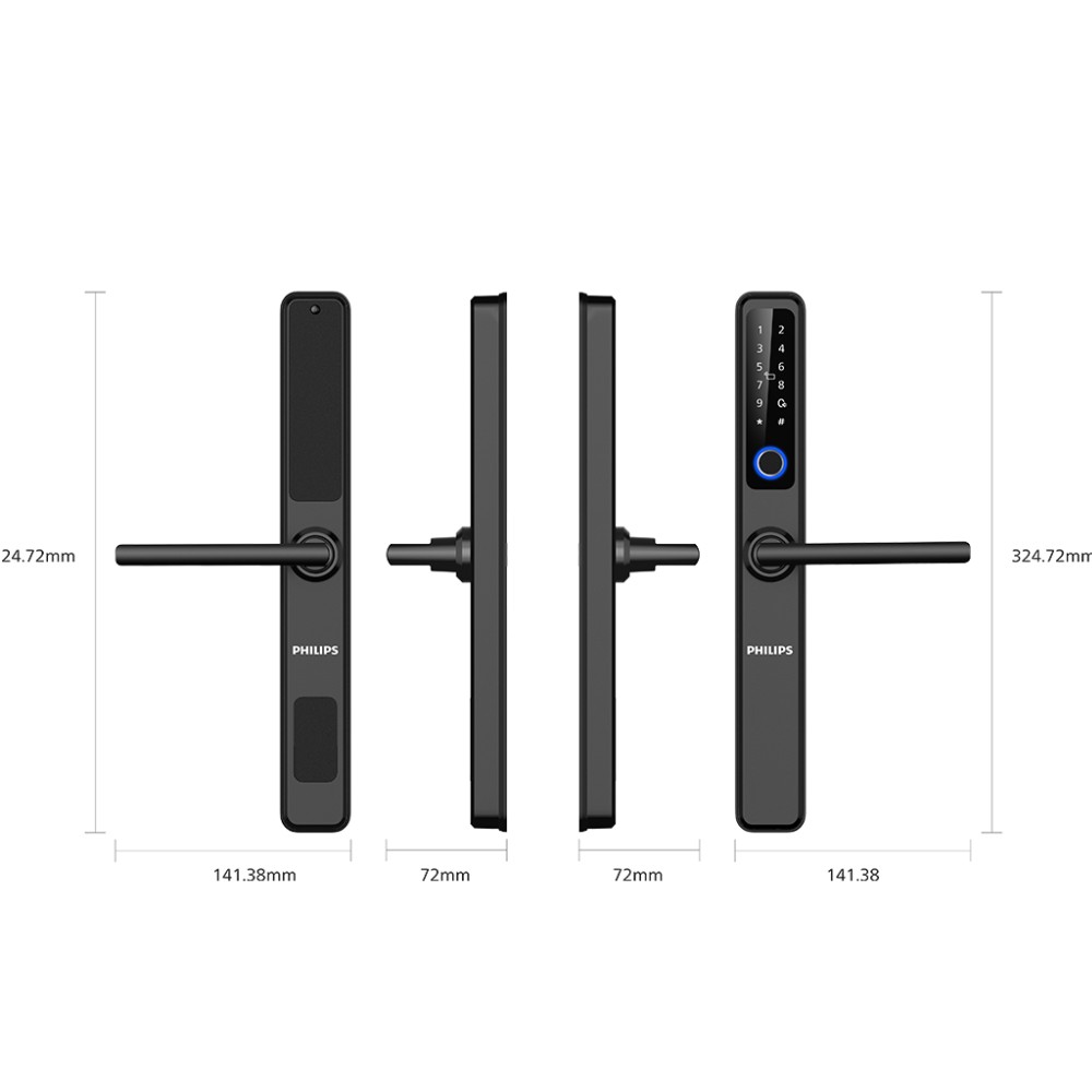 PHILIPS EasyKey 6000 Series Smart Lever Door Lock 