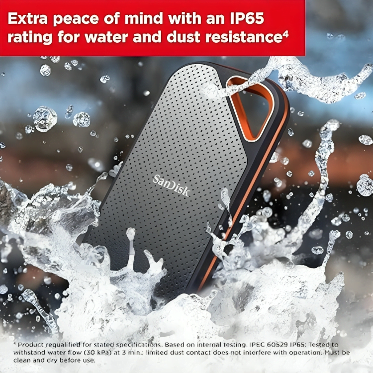 SANDISK 1TB EXTREME PORTABLE SSD 1050MB/S 