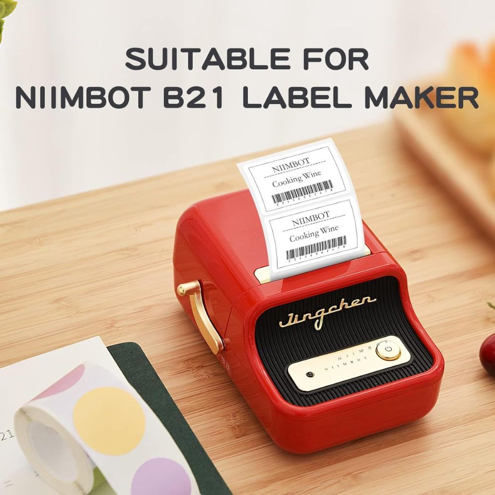 NIIMBOT B21 and B1 Extra Thermal Labels 50*30 mm (Transparent)