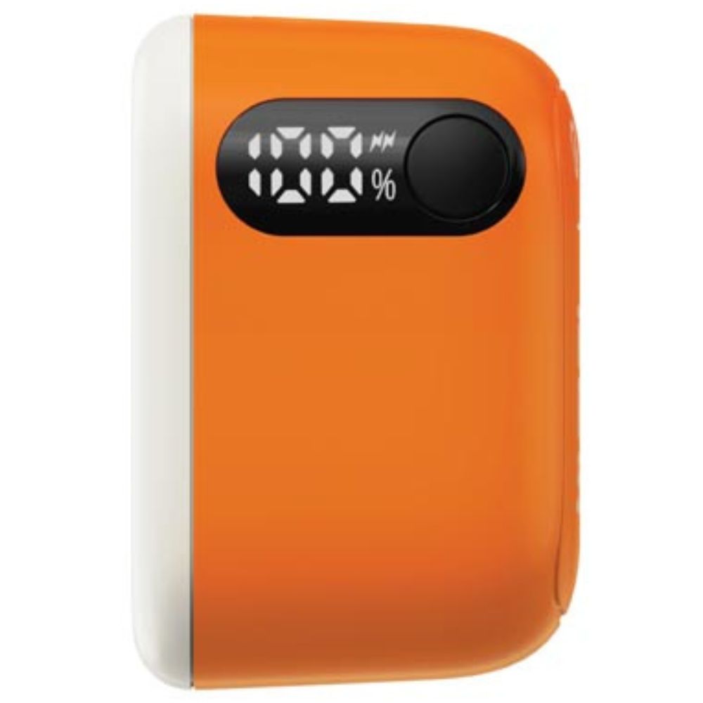 Momax 1-Power Mini 5000mAh Bulit-in foldable USB-C Battery pack (Orange)