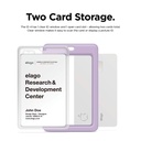 Elago iD4 ID Card Holder (Lavender/Transaparent)