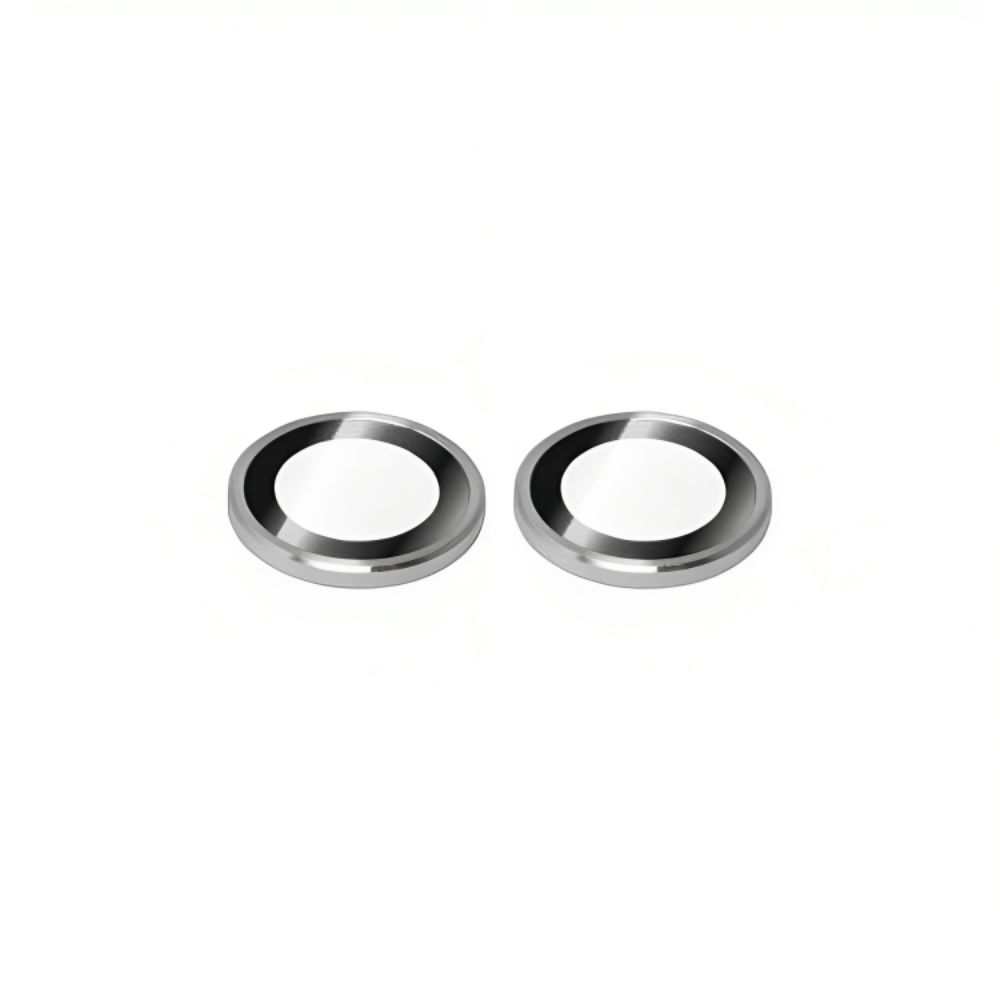 Torrii BodyGlass Camera Lens Protector (Individual Ring) for iPhone 15/15 Plus (Silver)