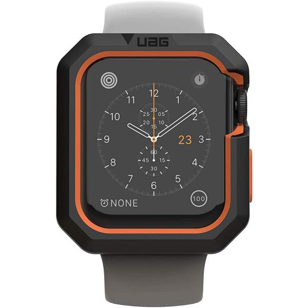 UAG Apple Watch Civilian Case for 44mm (Black/Orange)