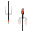 UAG Rugged Kevlar USBC-USBC Cable 1.5M (Black/Orange)