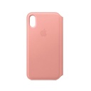 Apple Leather Folio for iPhone X (Soft Pink)