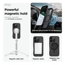 Elago Hybrid Magsafe Case for iPhone 16 Pro (Soft Drak Gray/Black)