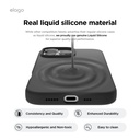 Elago Silicone Magsafe Case for iPhone 16 Pro (Black)