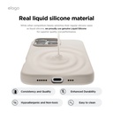 Elago Silicone Magsafe Case for iPhone 16 Pro (Stone)