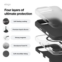 Elago Silicone Magsafe Case for iPhone 16 Pro Max (Black)