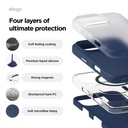 Elago Silicone Magsafe Case for iPhone 16 Pro Max (Jean Indigo)