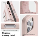 Elago Leather Magsafe Case for iPhone 16 Pro Max (Lovely Pink)