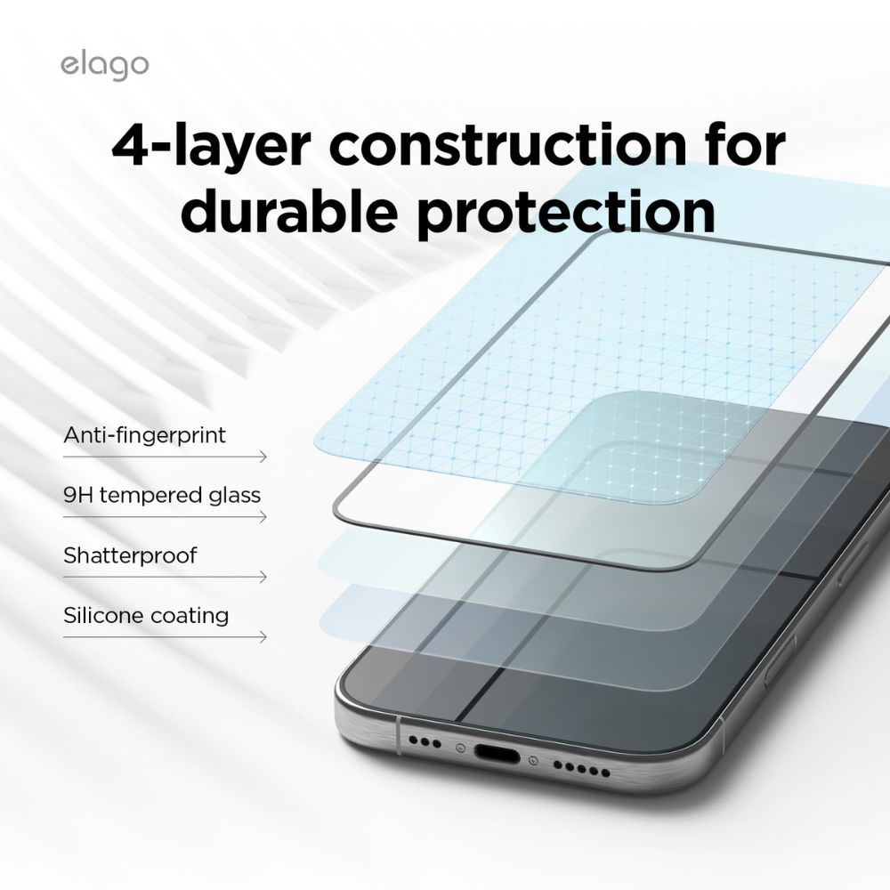 Elago Screen Protector for iPhone 16 Pro (Clear)