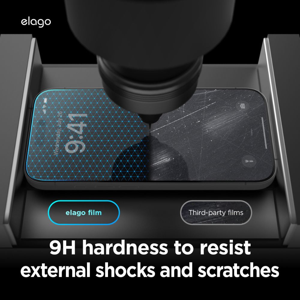 Elago Screen Protector for iPhone 16 Plus (Clear)
