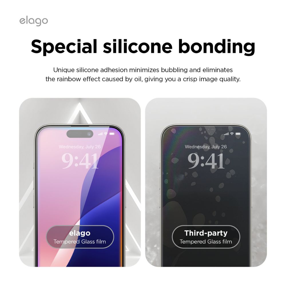 Elago Screen Protector for iPhone 16 Plus (Clear)