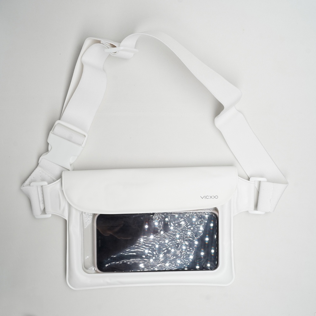 Vicxxo Prism P3 Waterproof Phone Body/Belt Bag (White)