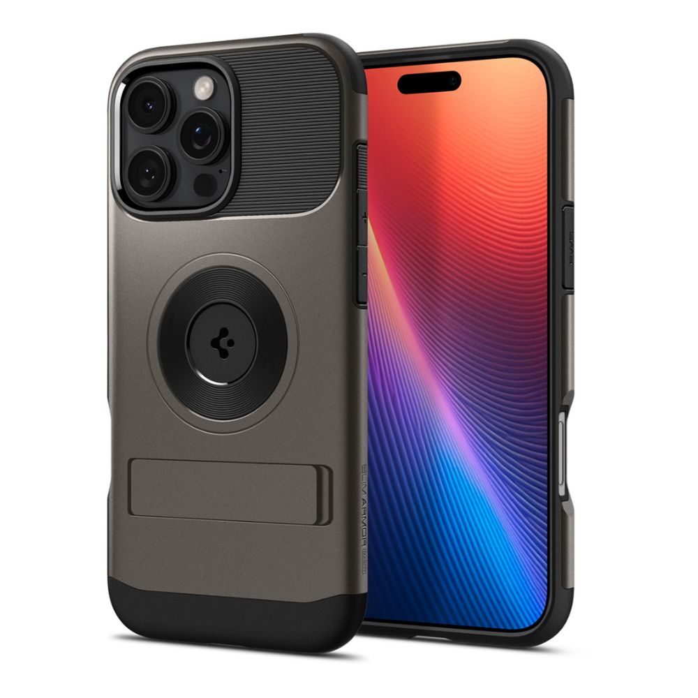 Spigen  Slim Armor MagFit case for iPhone 16 Pro (Gunmetal)