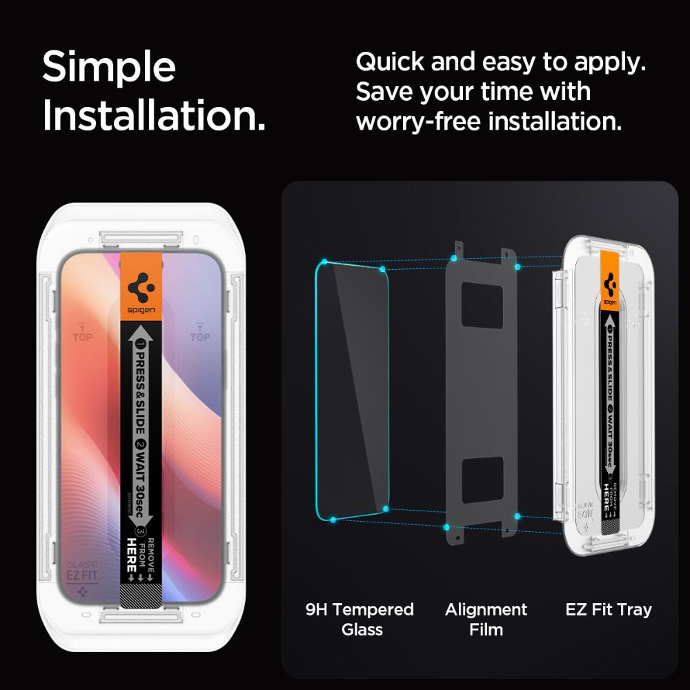 Spigen Screen Protector Fit HD iPhone 16 Pro (Privacy)