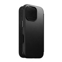 Nomad Modern Leather Folio iPhone 16 Pro (Black)